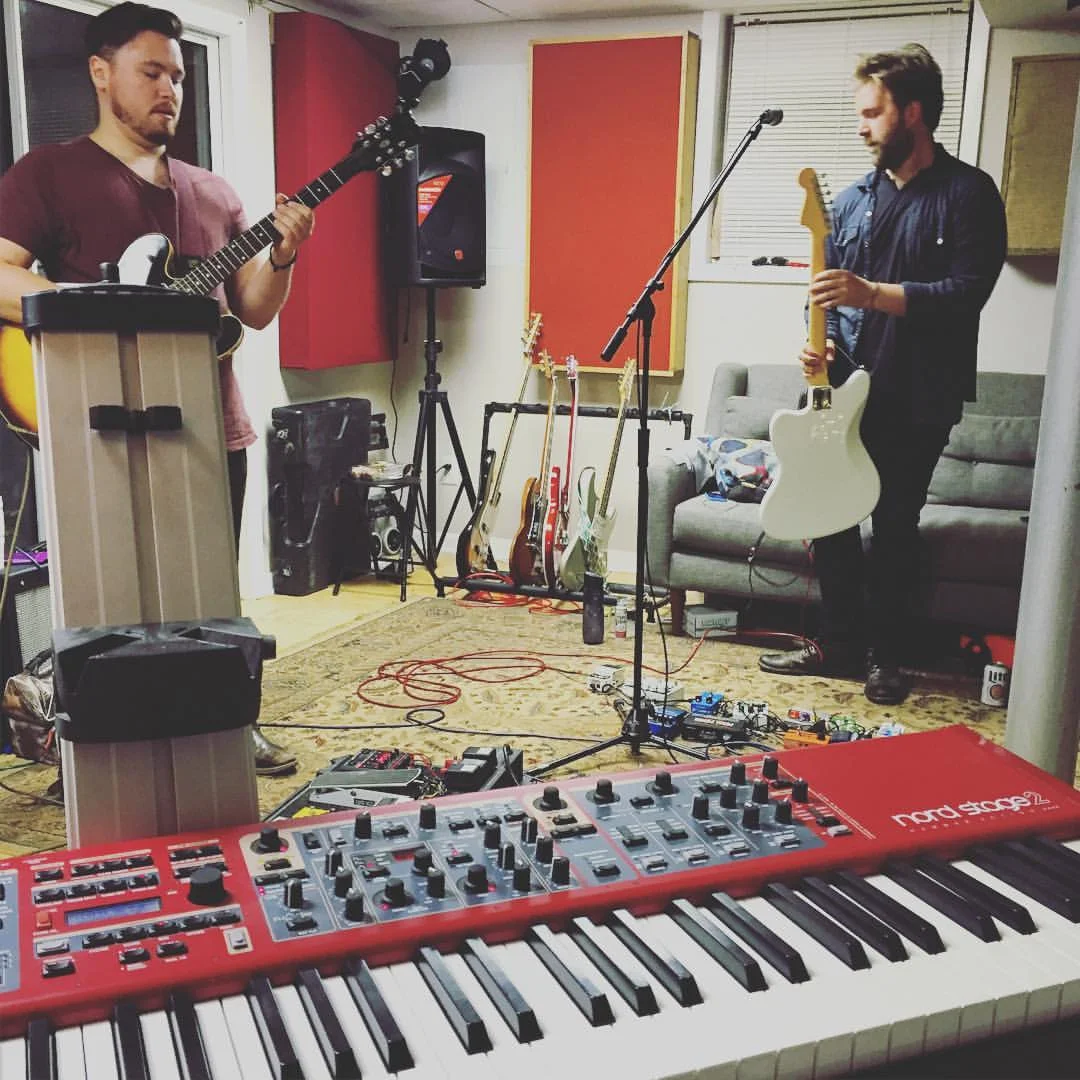 A rehearsal last week with Nashville-based alt rock artist J. Marco. Sometimes I just use hardware when there's an emphasis on simple, basic keyboard sounds. 