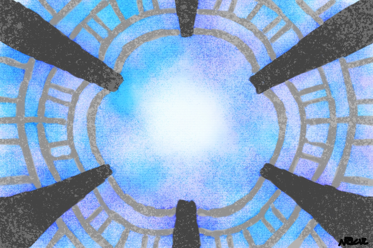 "View of the Top," made with corel painter