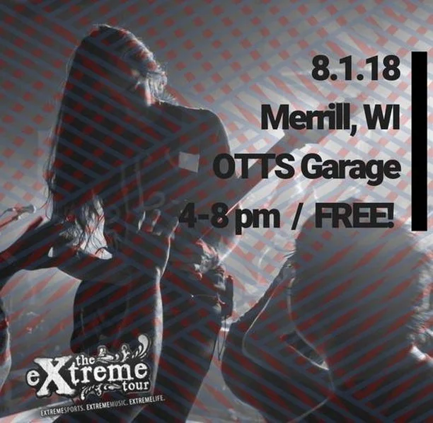 Woke up in Wisconsin :) We're so pumped to be out on the road with The Extreme Tour this week, and so excited to play tomorrow night with a bunch of new friends - including Mike Bone from America's Got Talent!
Can't wait to see you all this week!