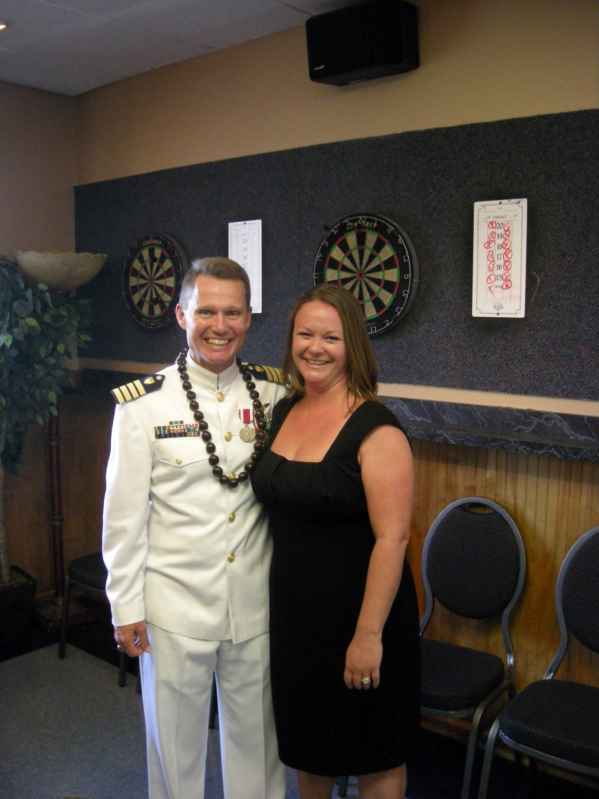 It was such a blessing to meet the girl I hadn't seen since she was barely conscious in the back of my helo 18 years ago. She and her husband Mike -- a Coast Guard Petty Officer and flight mech -- were gracious enough to travel from Florida to provide a wonderful ending for my Coast Guard career. Thank you! The letter from her Dad that I read to the group is about halfway down this page: http://simplydan.com/ aviator 