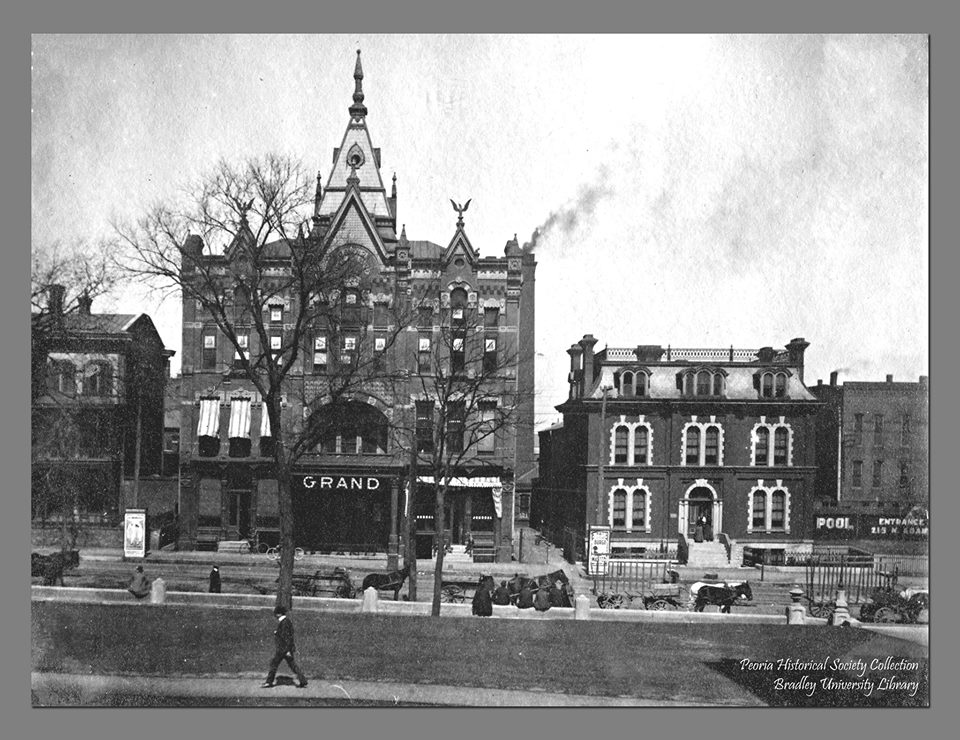 Peoria's Grand Opera House - Photo courtesy of Peoria Historical Society.