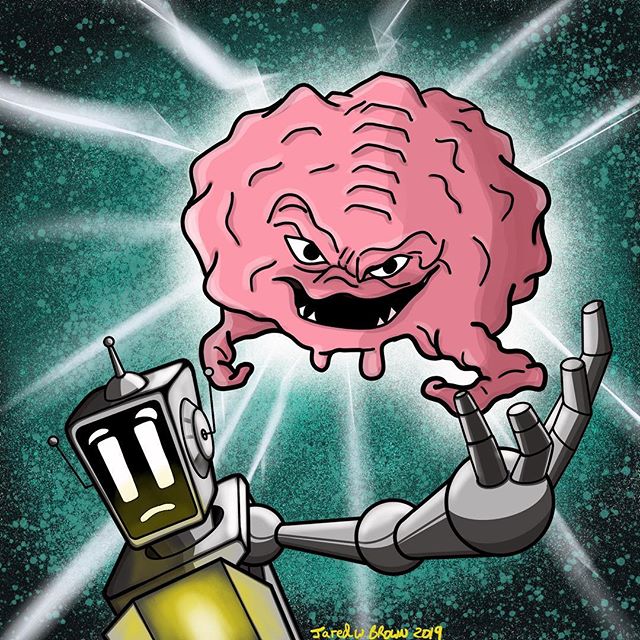 Right out of the gate I know this ones weird 🙂 I was reading Civil War II (that&rsquo;s a history textbook published by Marvel Comics) and there was a panel where Tony Stark is studying a 🧠 and I liked the art so much (by David Marquez &amp; Justin