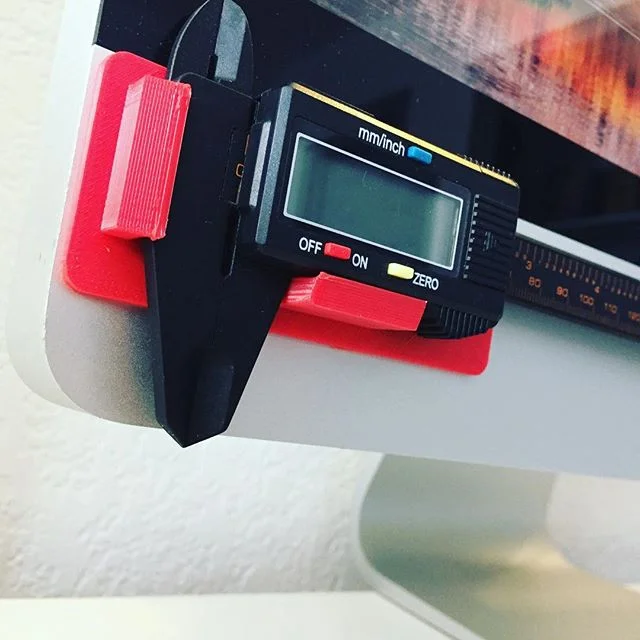 I don&rsquo;t know why Apple doesn&rsquo;t build a caliper holder into every iMac. It&rsquo;s such a common use case. 🤓  One thing that drives me crazy is a messy desk. So I don&rsquo;t like to have things sitting on shelves or the desktop. If I use