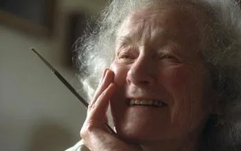 Pauline Baynes, Illustrator of Chronicles of Narnia. Photo by Martin Pope