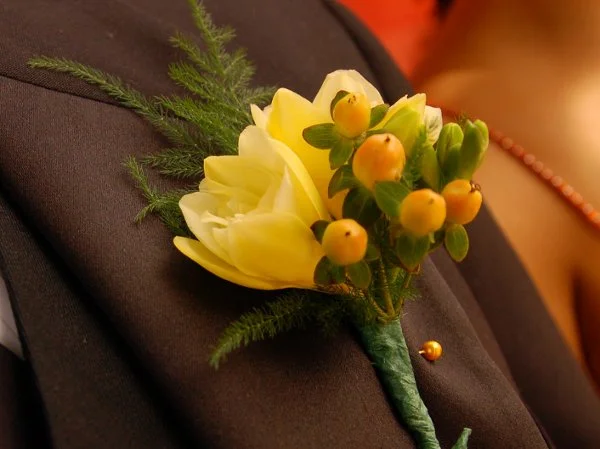 source yellows work perfectly with delicate ferns