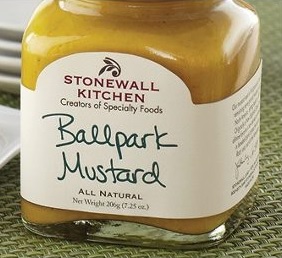 yellow mustard stonewall kitchen ballpark mustard