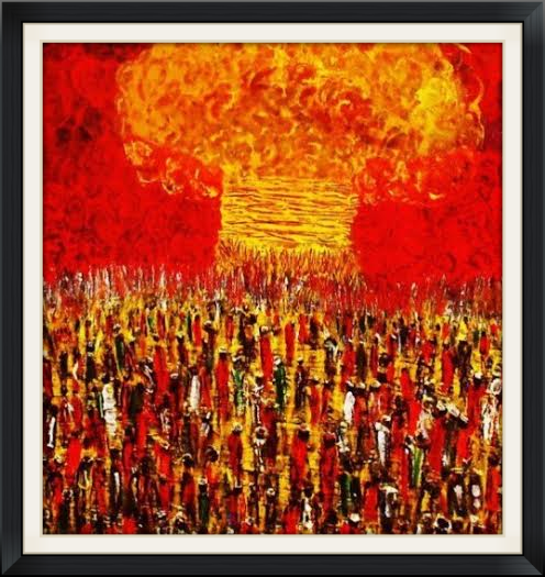 "My body had become a riot zone as the pain warriors moved in en masse and by force. Beating and bruising my body into sublimation." Art by Dan Quinlan, narrated by Cindy Vine.