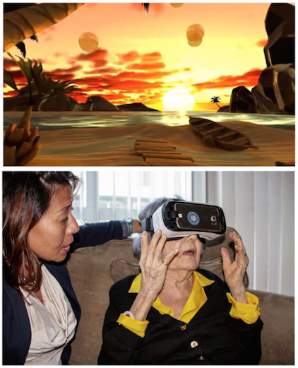 Virtual Reality Aimed At The Elderly Finds New Fans Kara Platoni/KQED