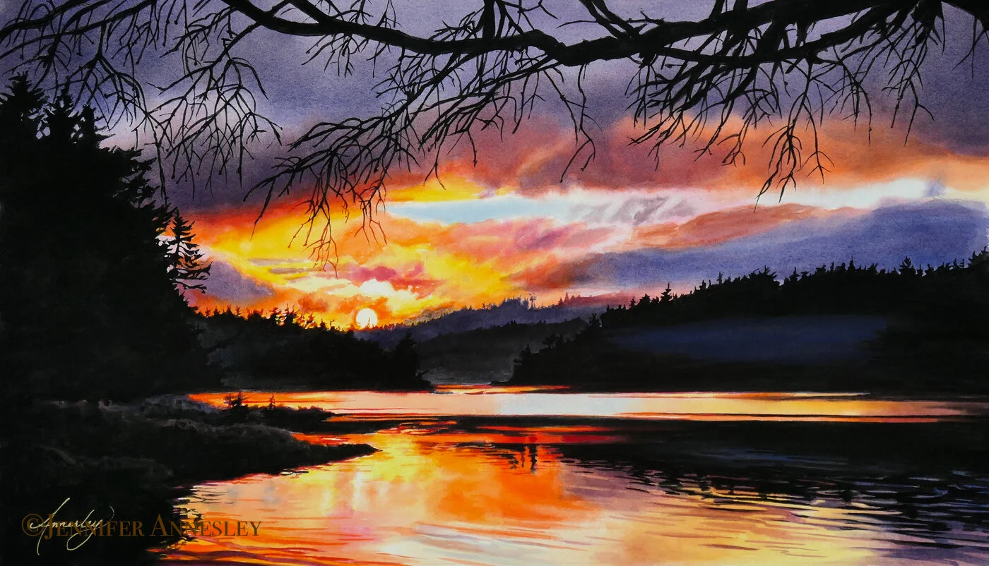 “Archipelago” | Watercolour (34.5 x 25" framed) | Available on Nov. 7 at the 26th Annual Exhibition