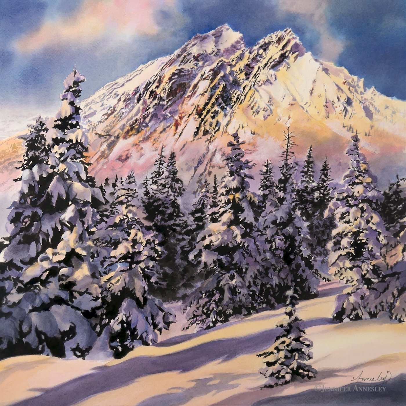 "Mt. Fox, Morning Rise"