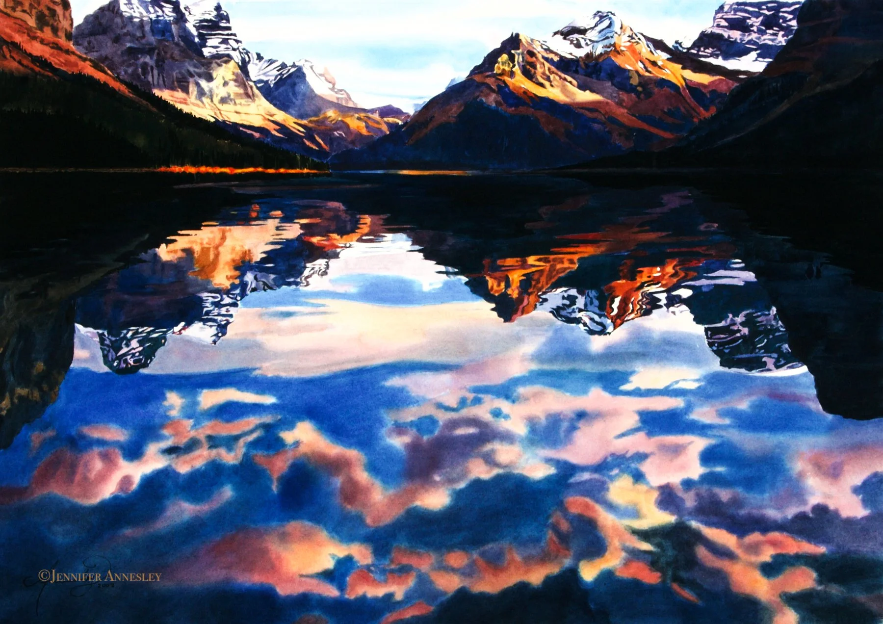 "September on Maligne"