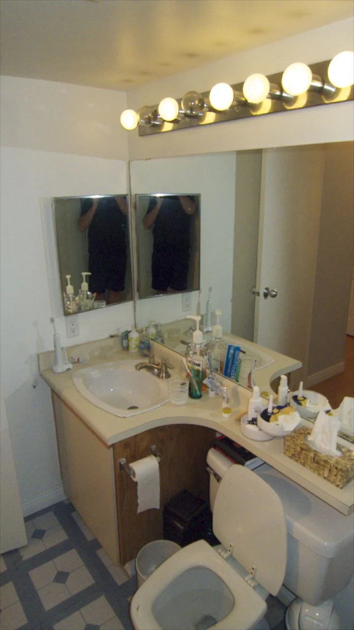 The old bathroom