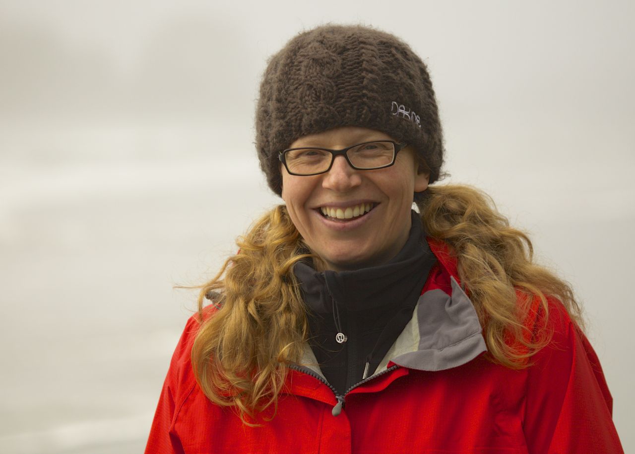 Justine on our last day in Tofino.