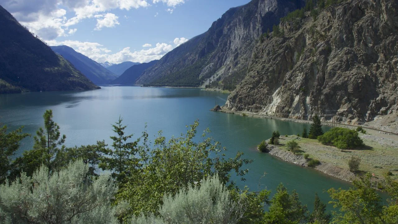Seton Lake, just outside of Lillooet.