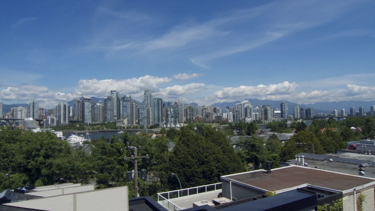 The view from our rooftop deck - well sort of. We're actually the next one down, but this should be pretty close.