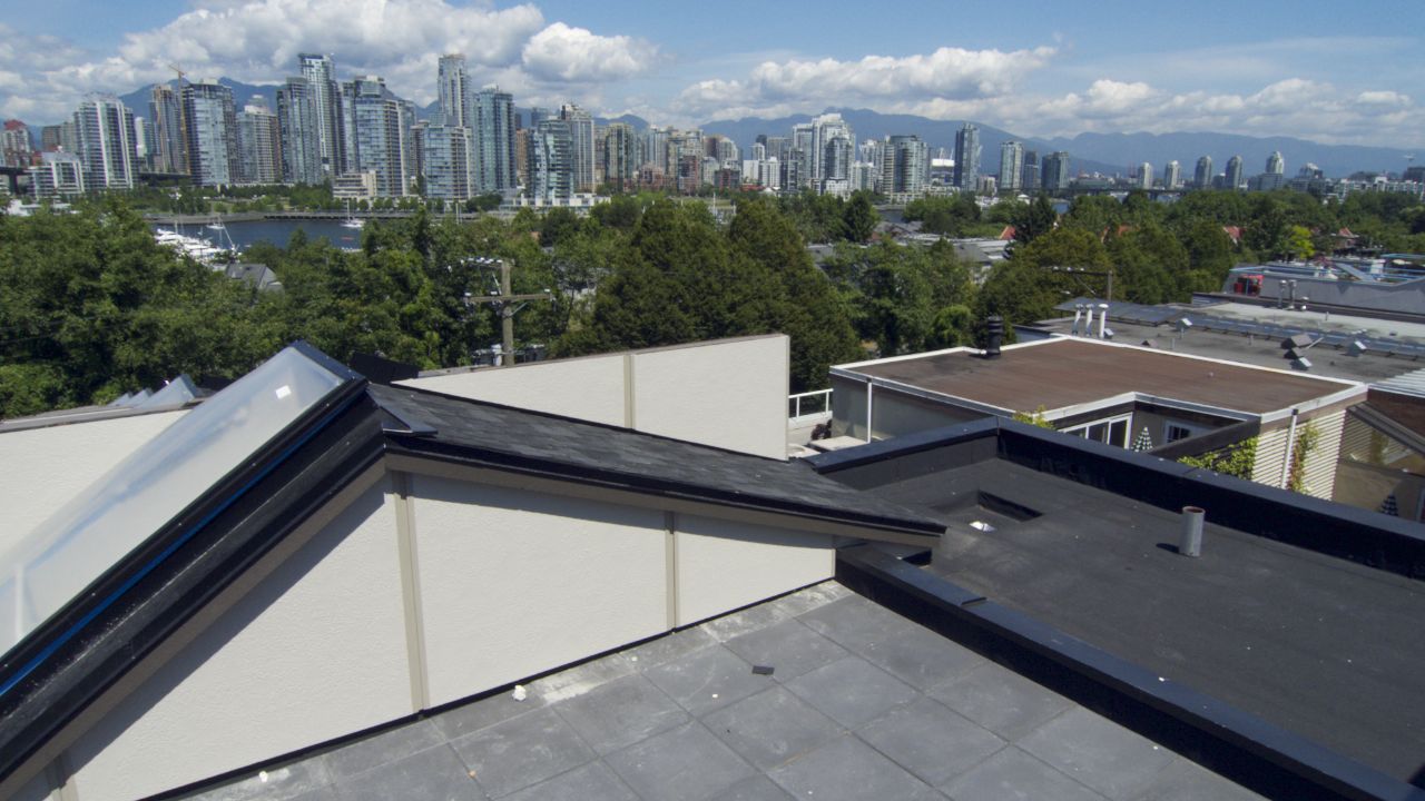 Our patio, from above