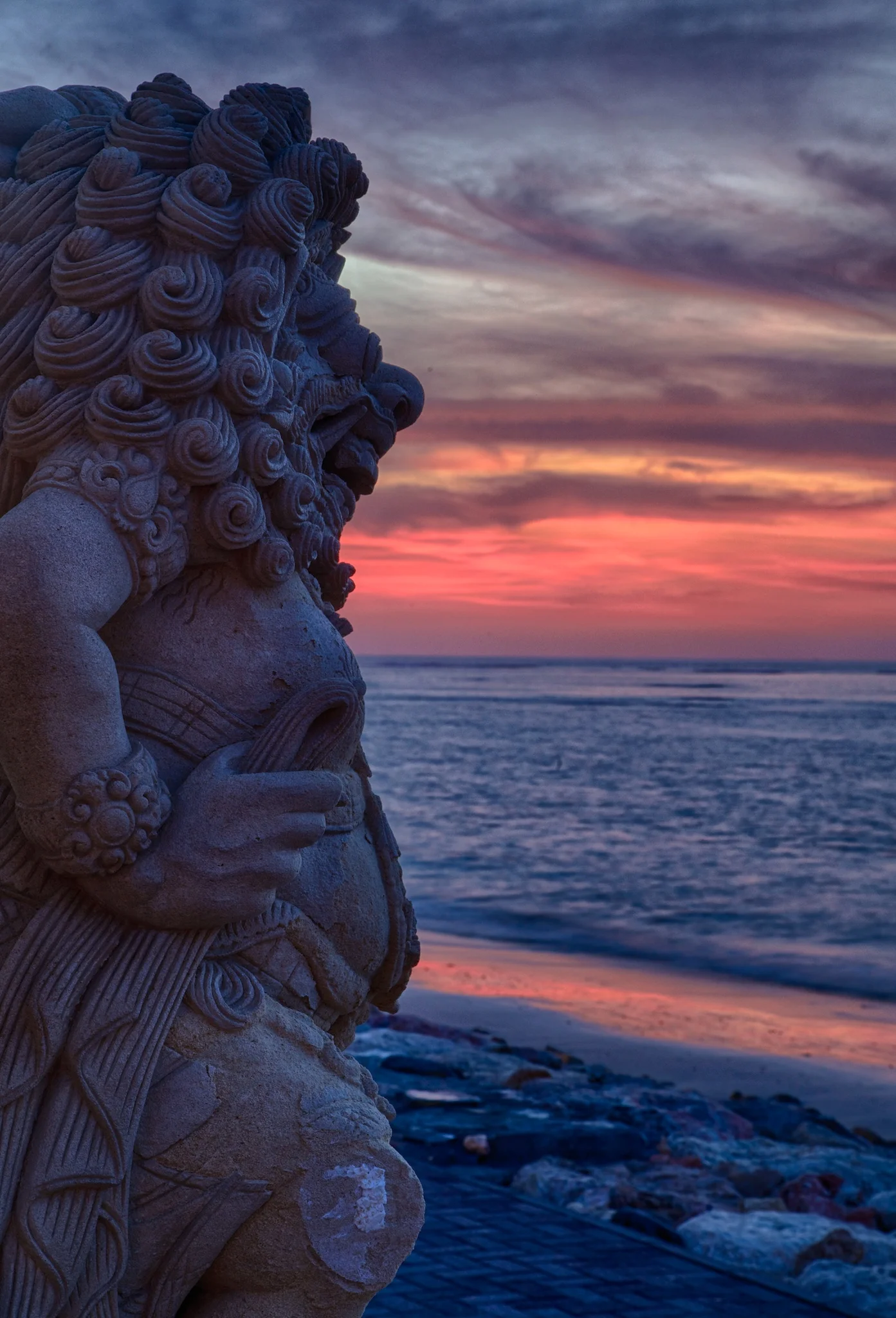 Bali  statue sunset HDR.jpg