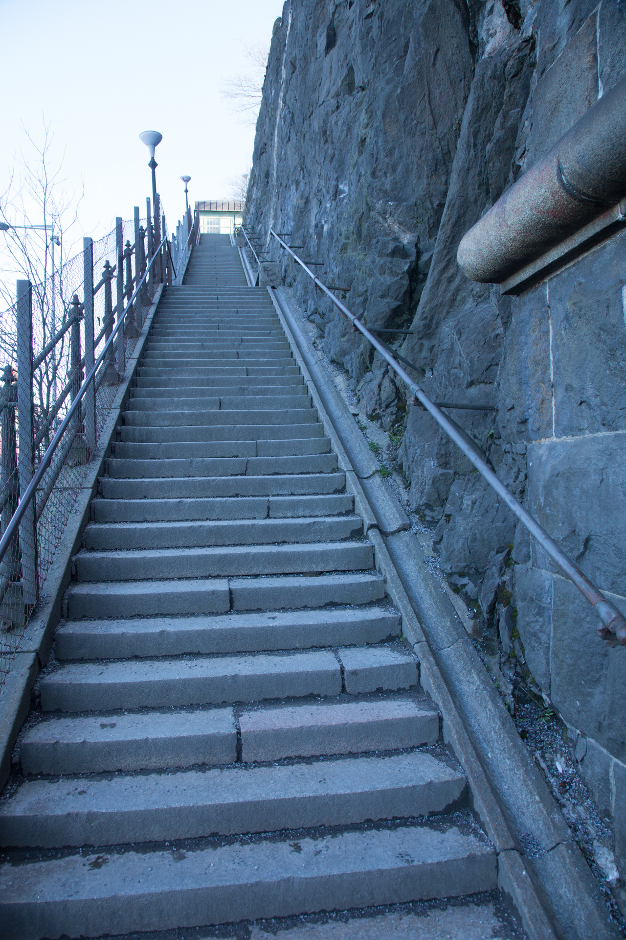 The stairs went up a long way...