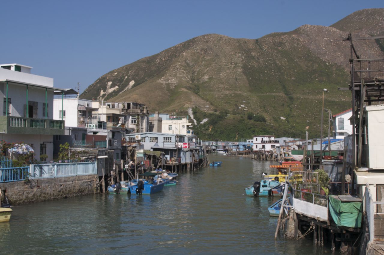 The fishing village of Tai O, with it’s stilt houses