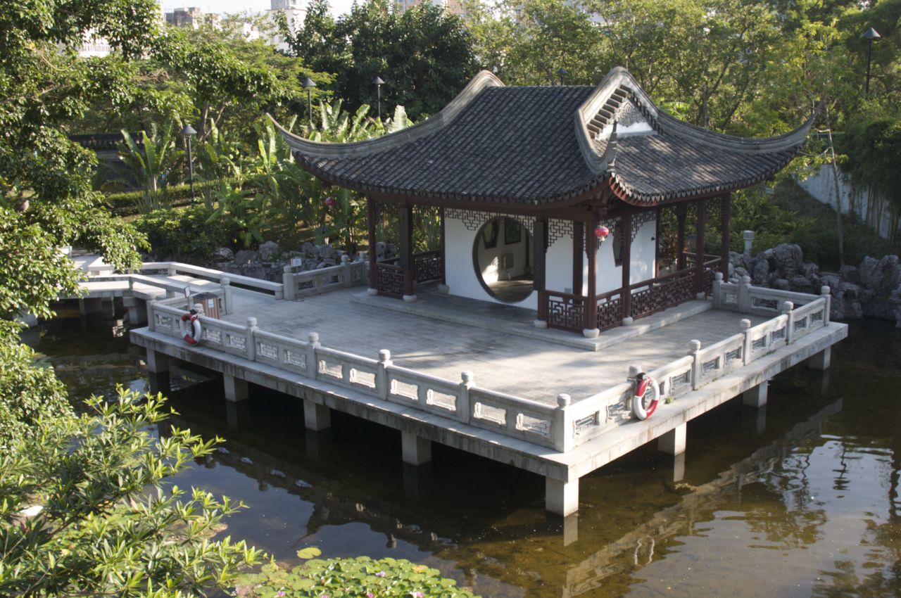 Pagoda in the Kowloon Walled City Park