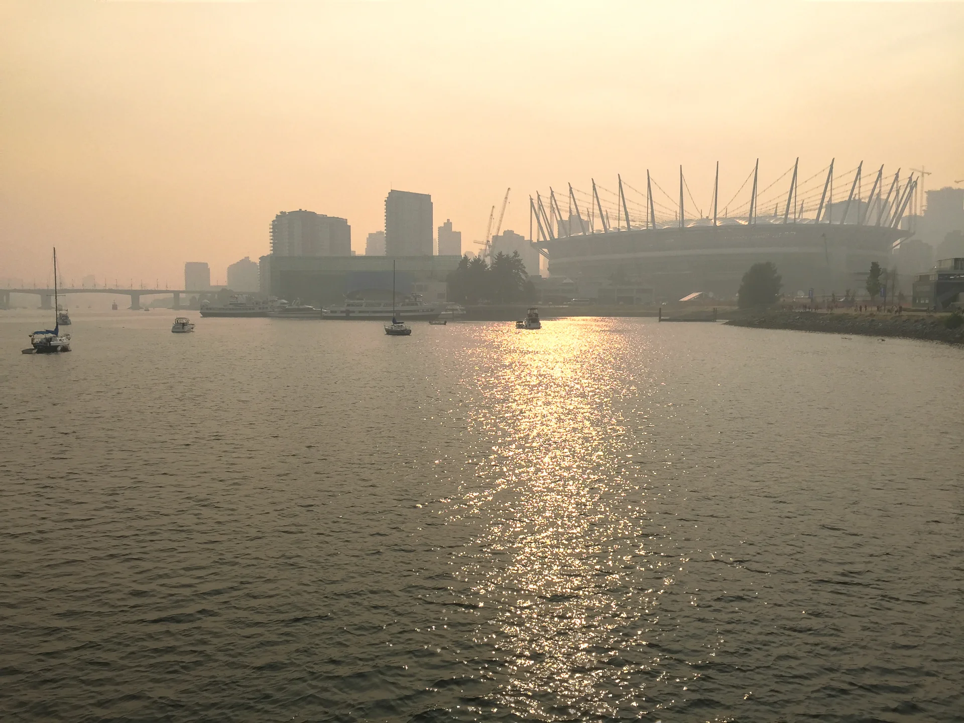 Crazy Smoke over BC Place
