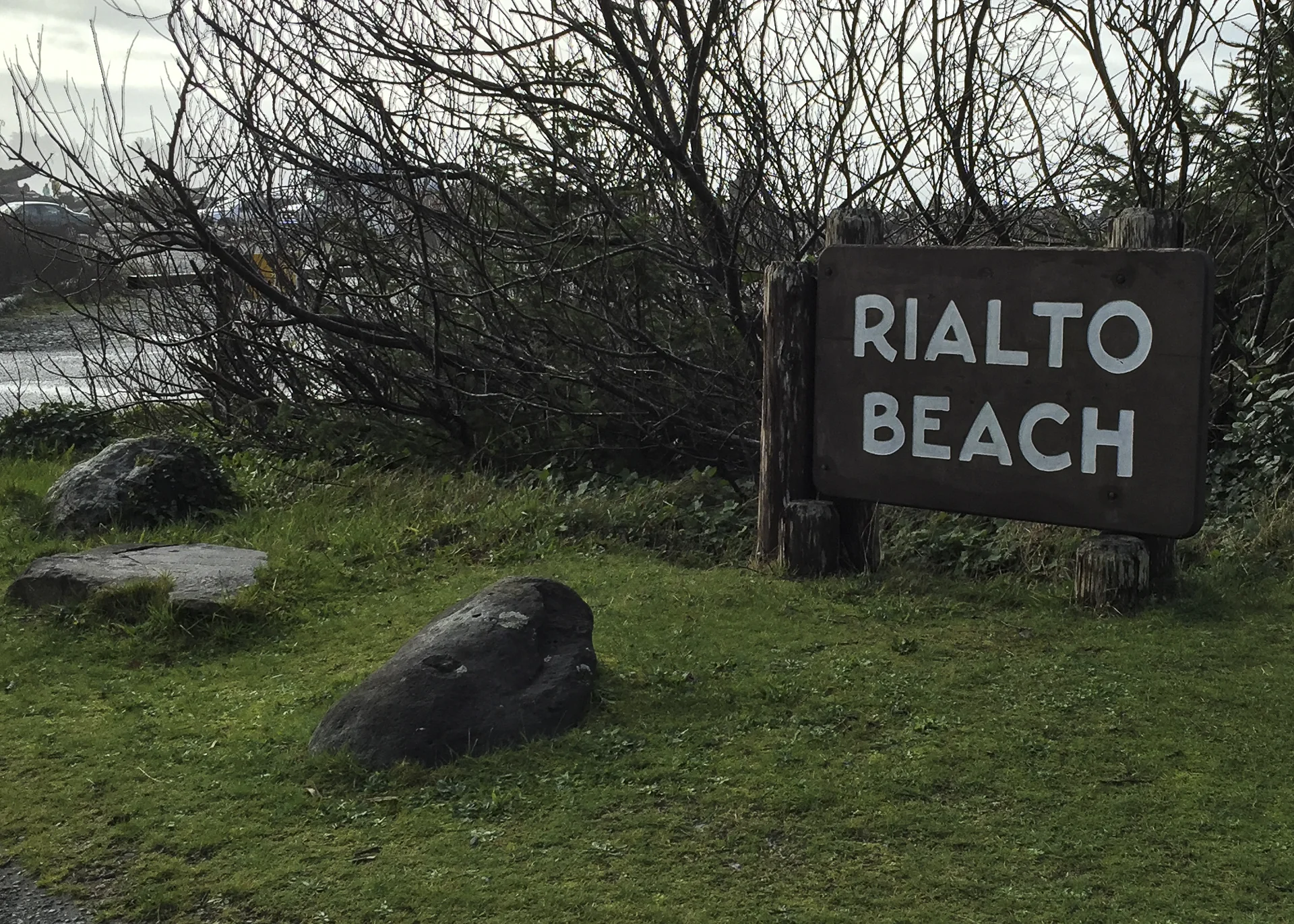 rialto beach sign