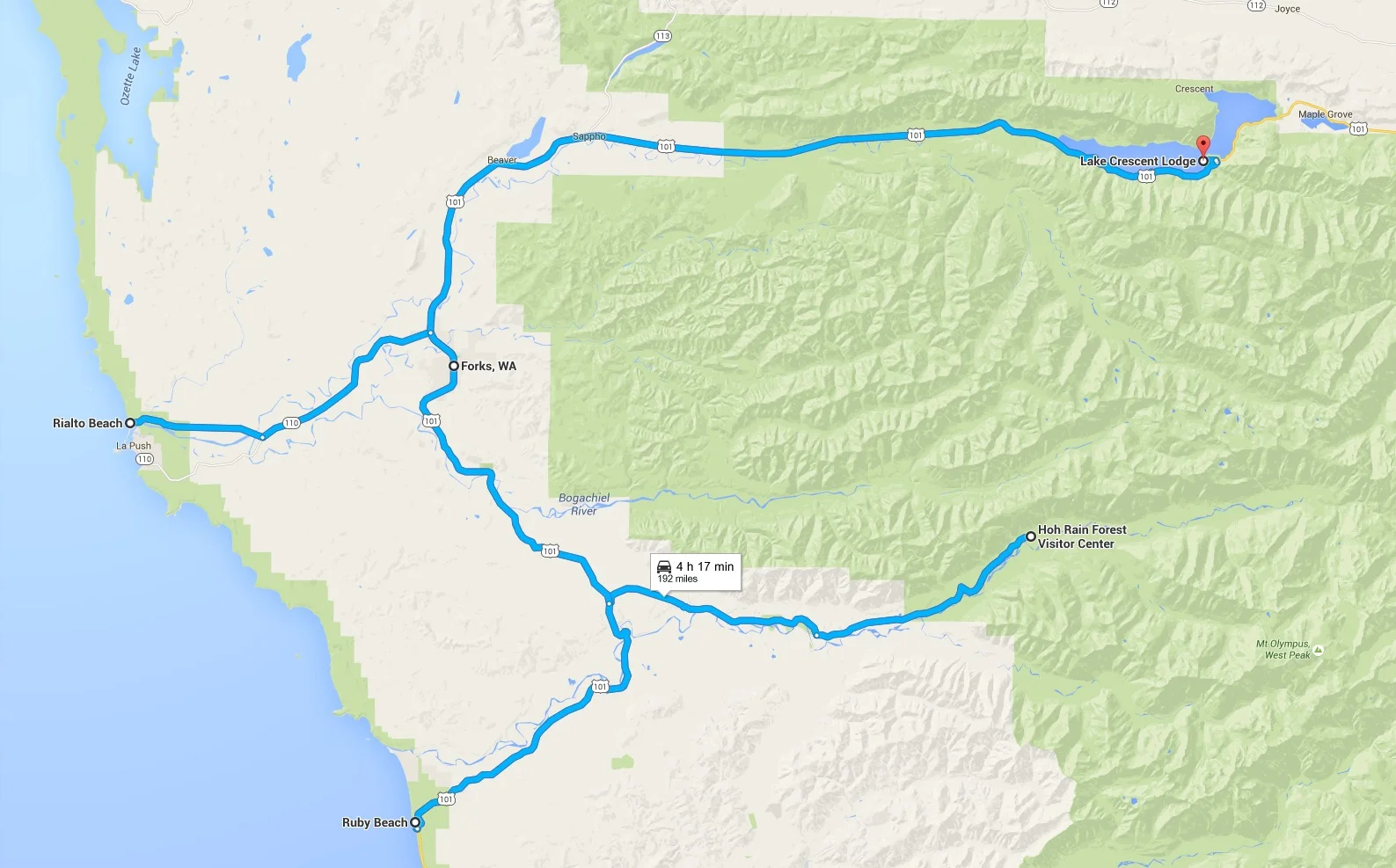 Our drive on day #2.