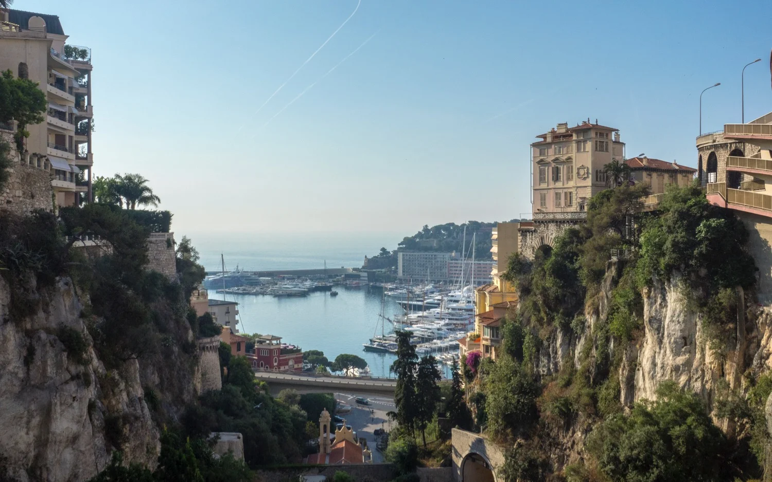 One of my first views out across Monaco - it's a beautiful city.