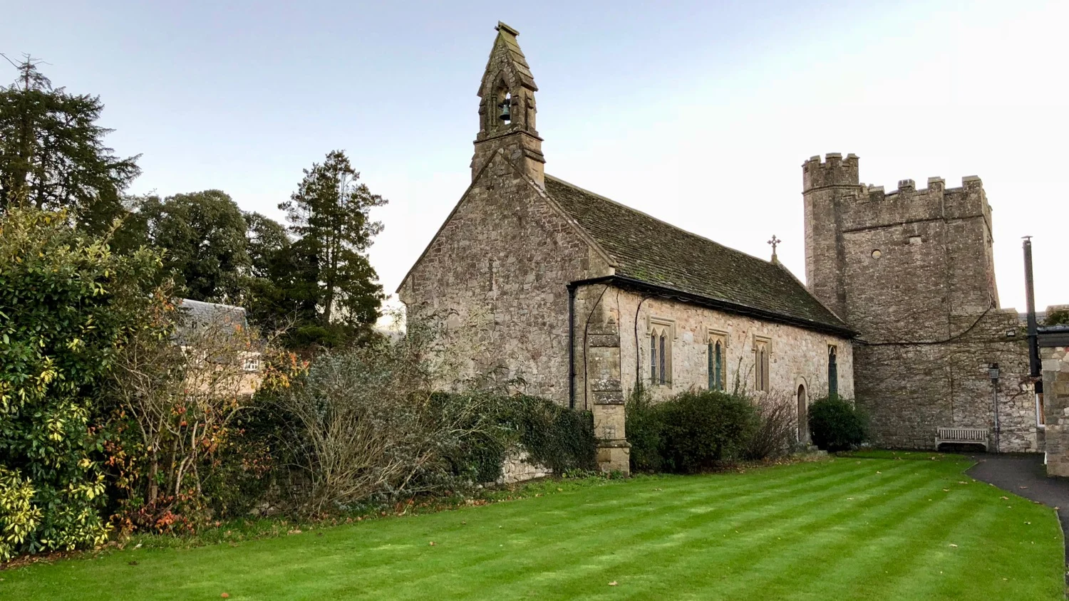  The old church on the property 