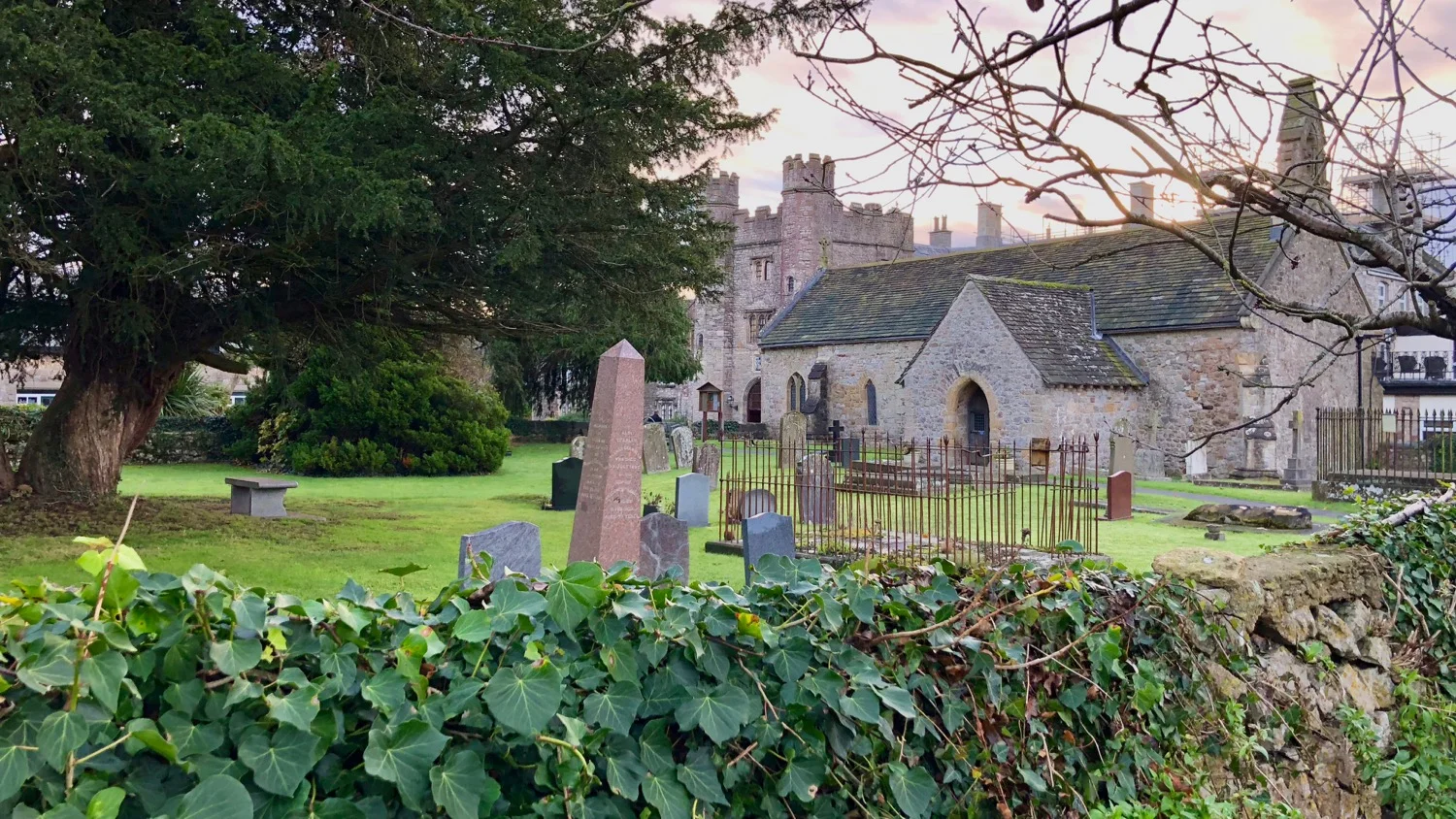  The church and the graveyard 