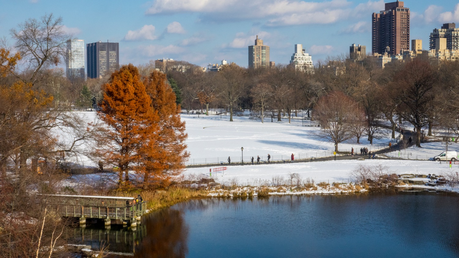  The view from up on Belvedere Castle 