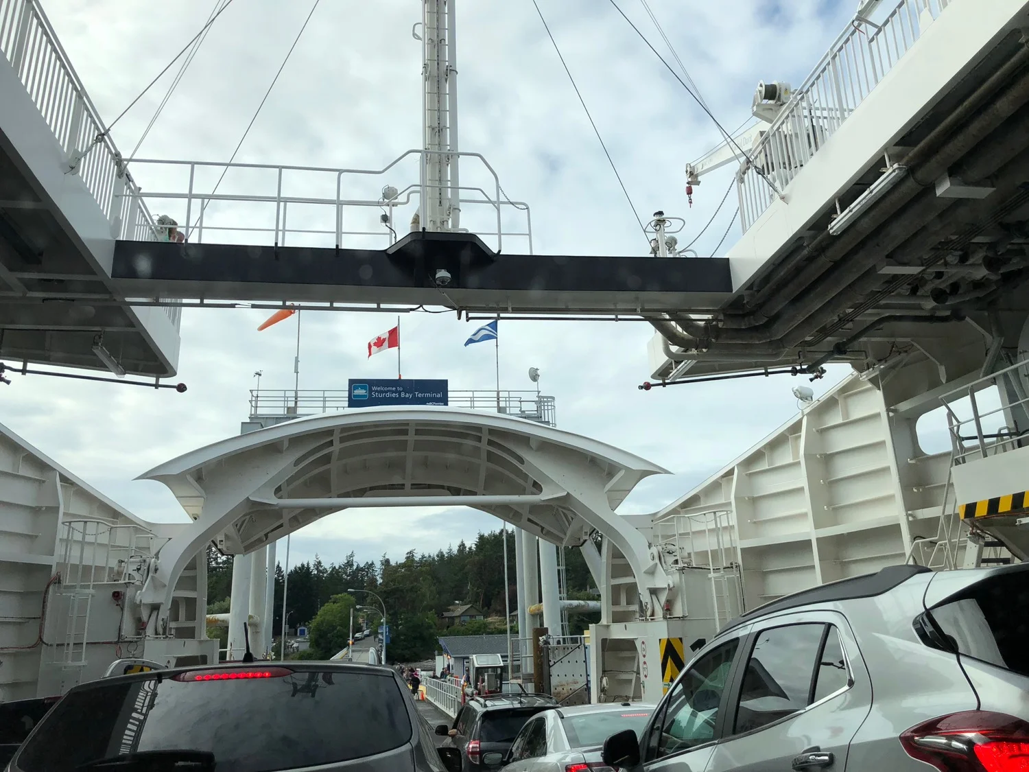 Welcome to Sturdies Bay – the ferry dock at Galiano Island!