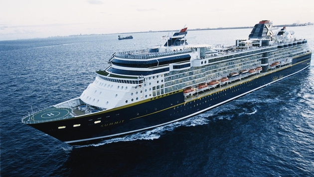 The Celebrity Infinity - our home for the next 7 days.