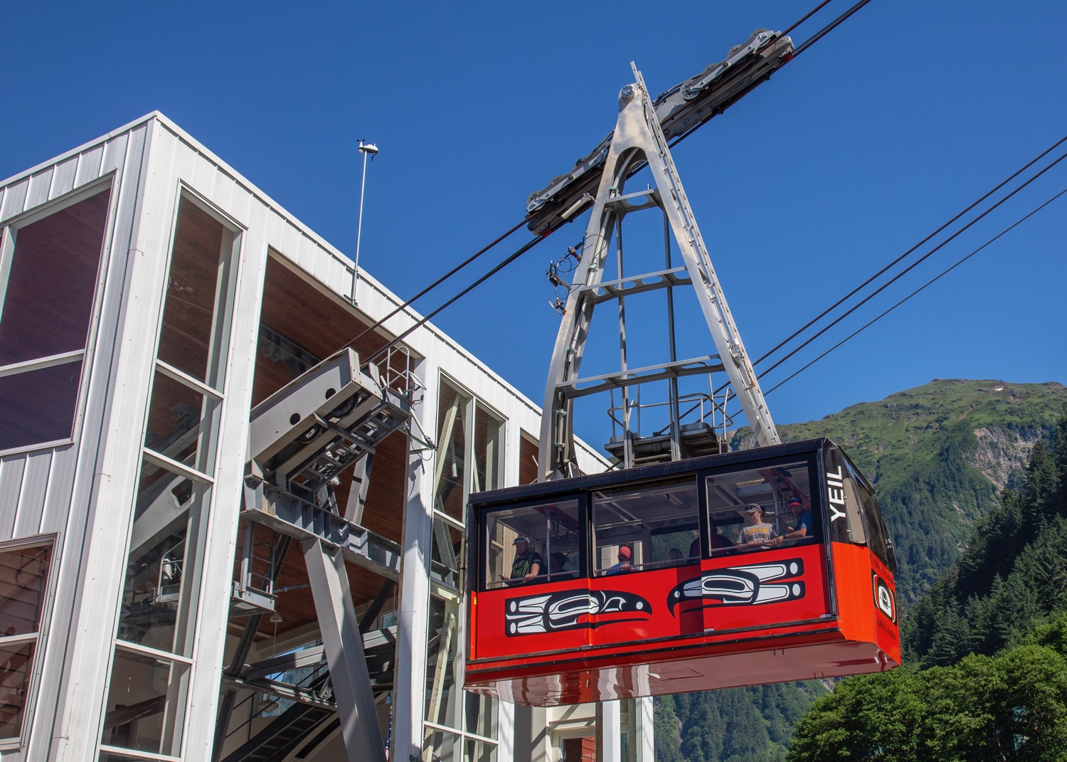 Our chariot to the top of the mountain!