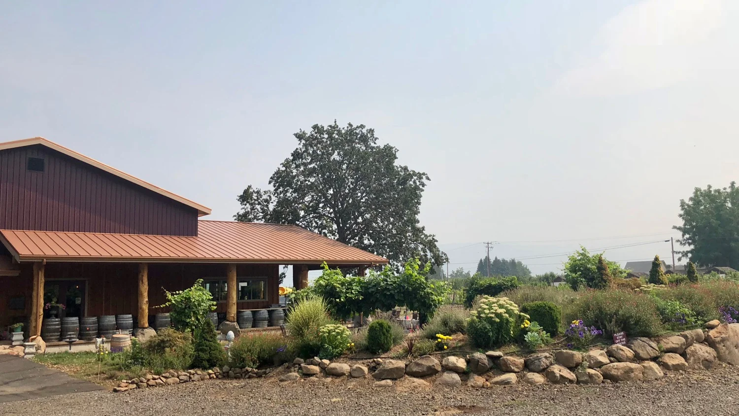 Our quick stop at the winery.