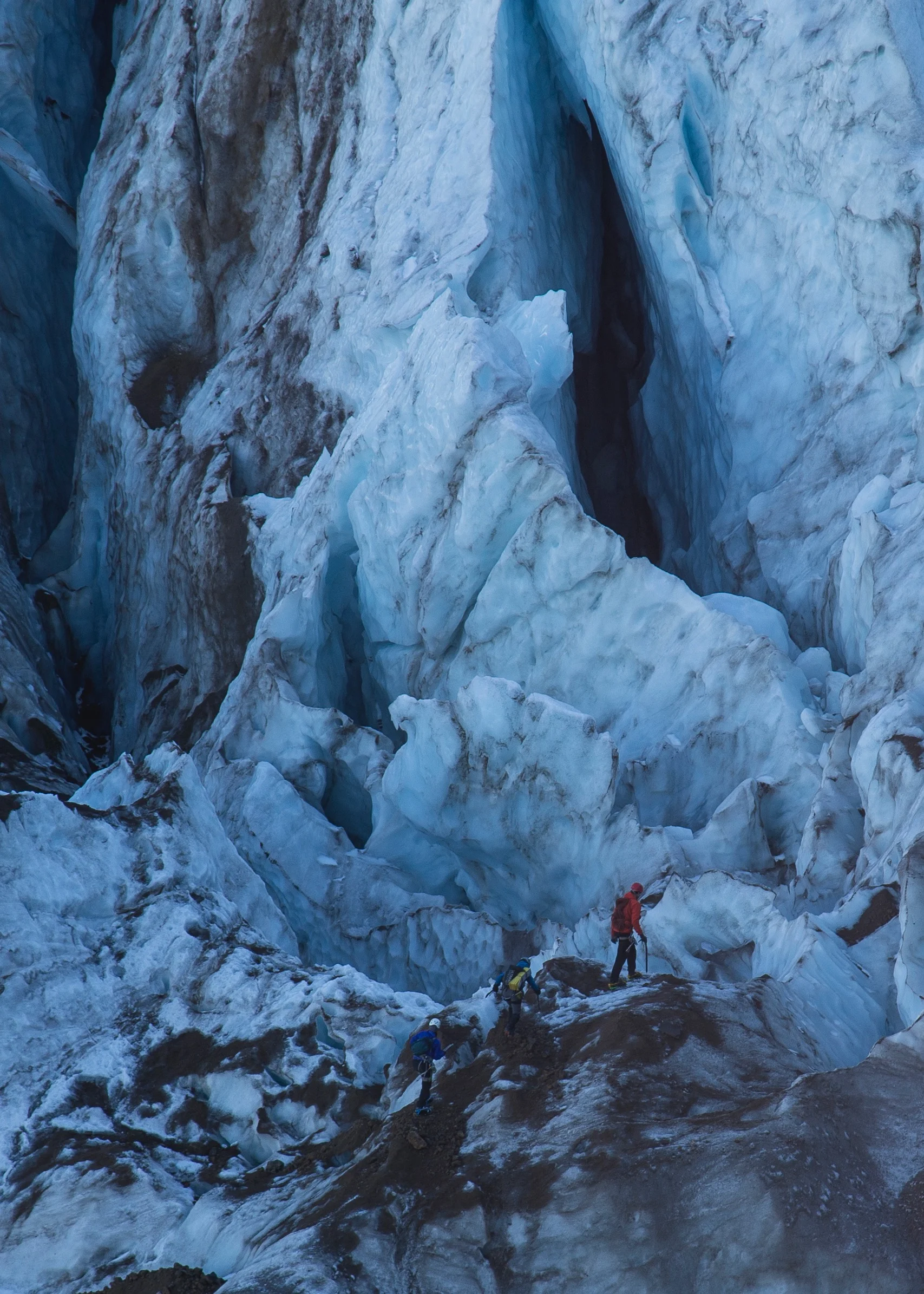 For a sense of scale on how big the crevasses really are…