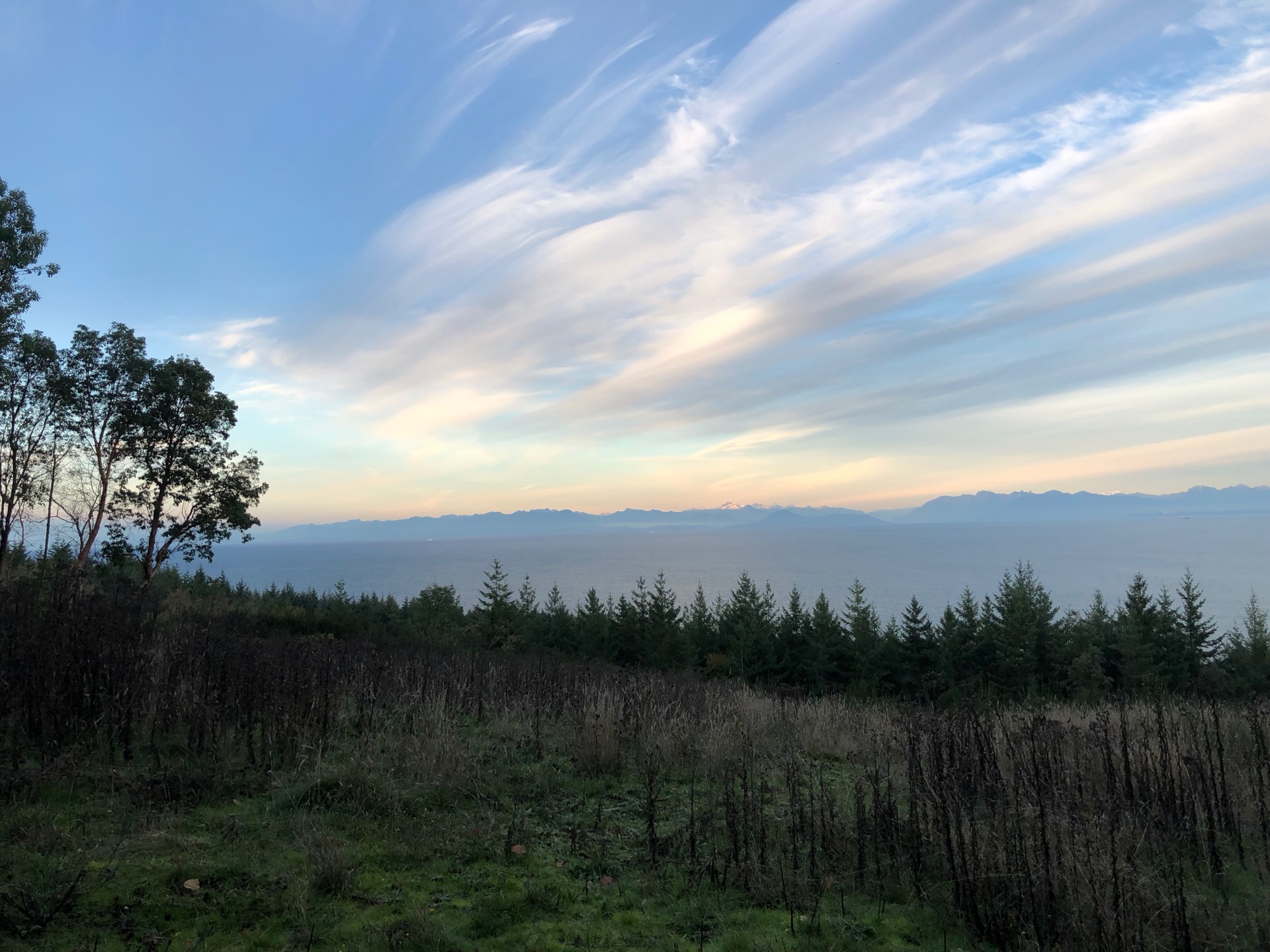 A view from the property on a very nice November weekend.