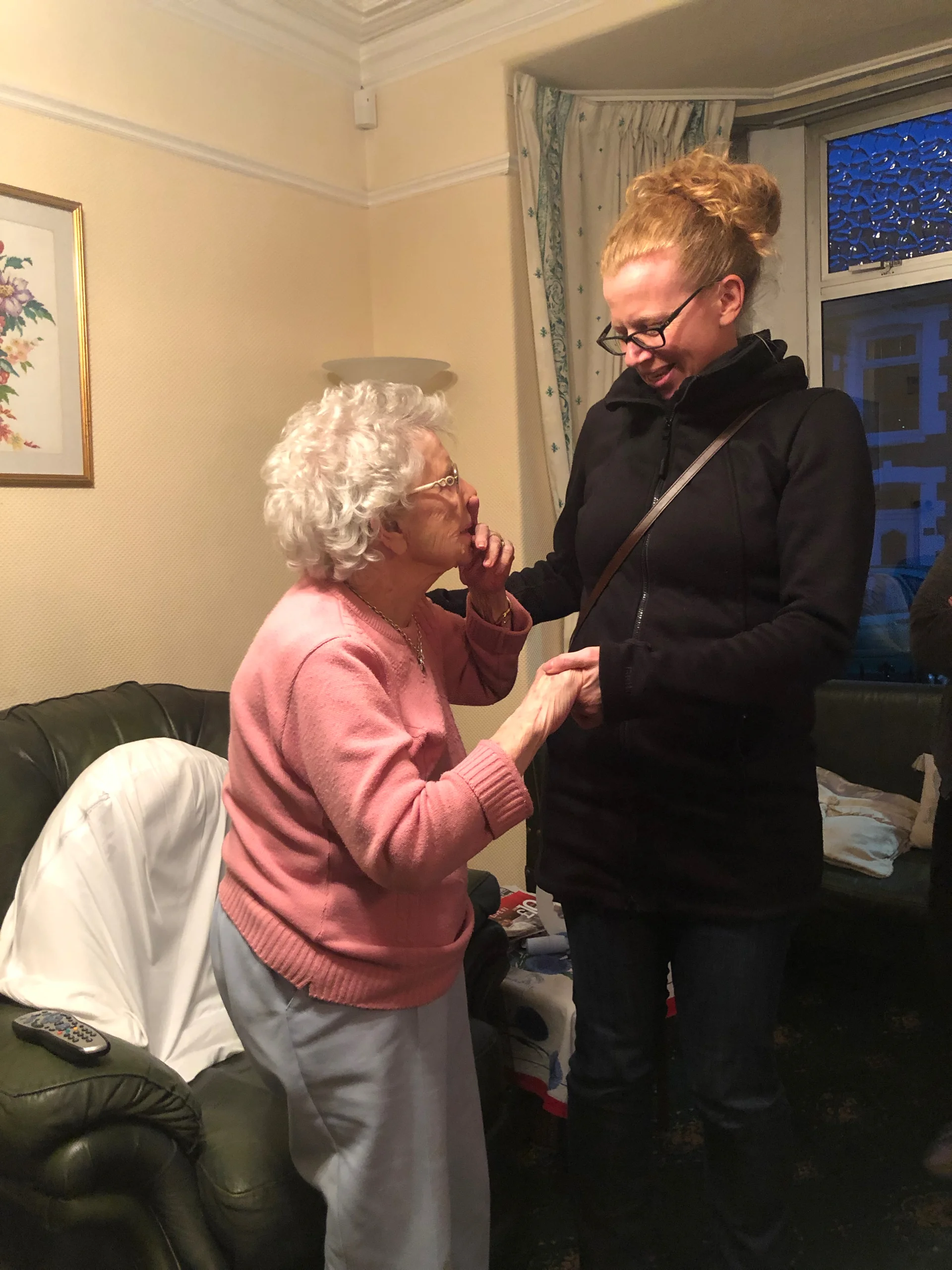 Justine and Aunty Morfy