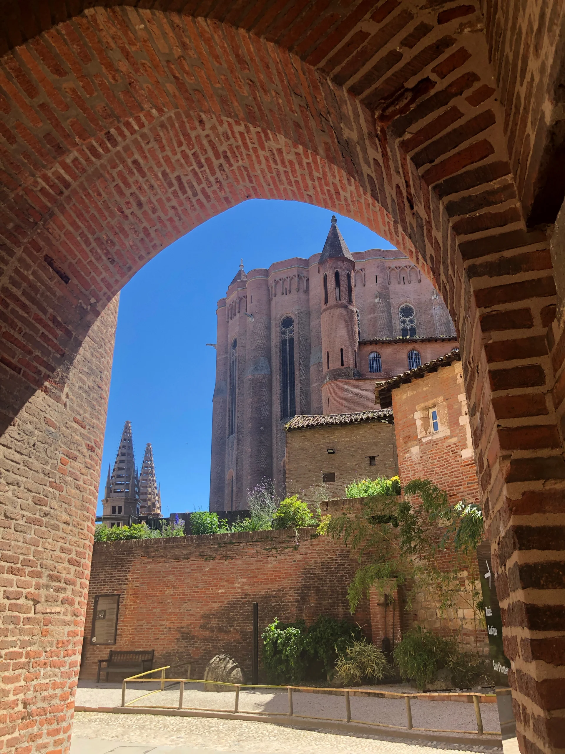 Looking back at the cathedral from the museum.
