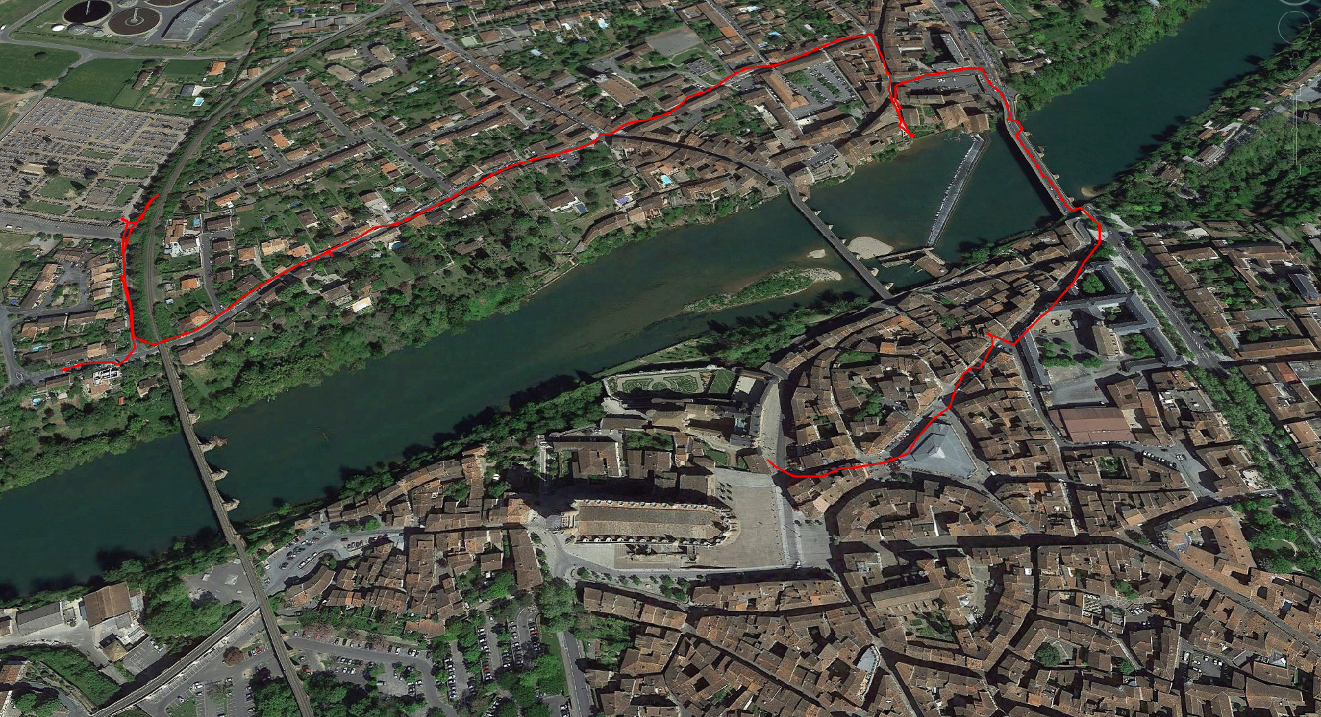 Part of my walk around Albi - I didn’t record the whole thing.