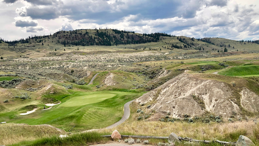  This hole gives youa  good sense of the elevation changes. 