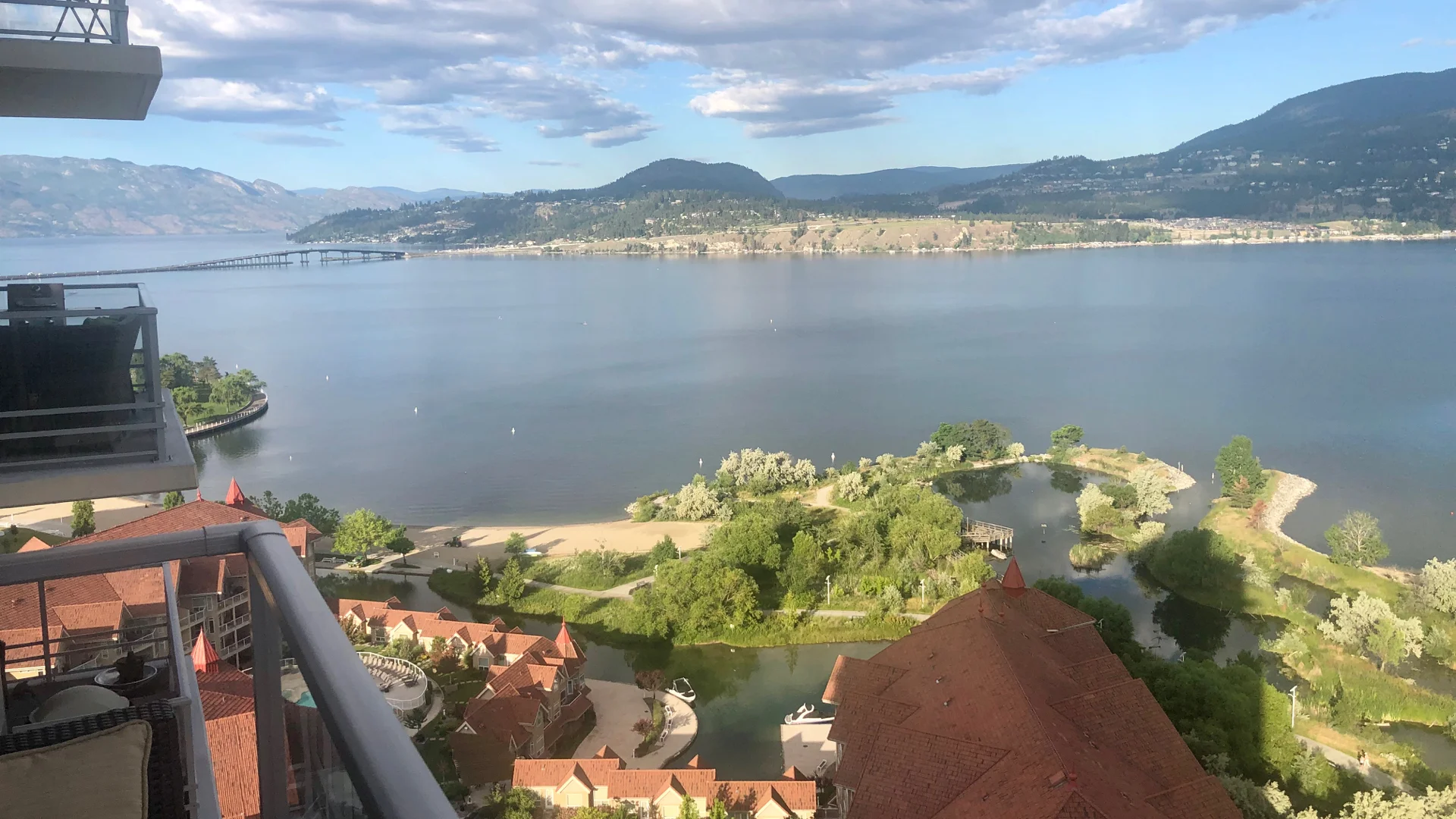  The view from our condo on the 24th floor. 
