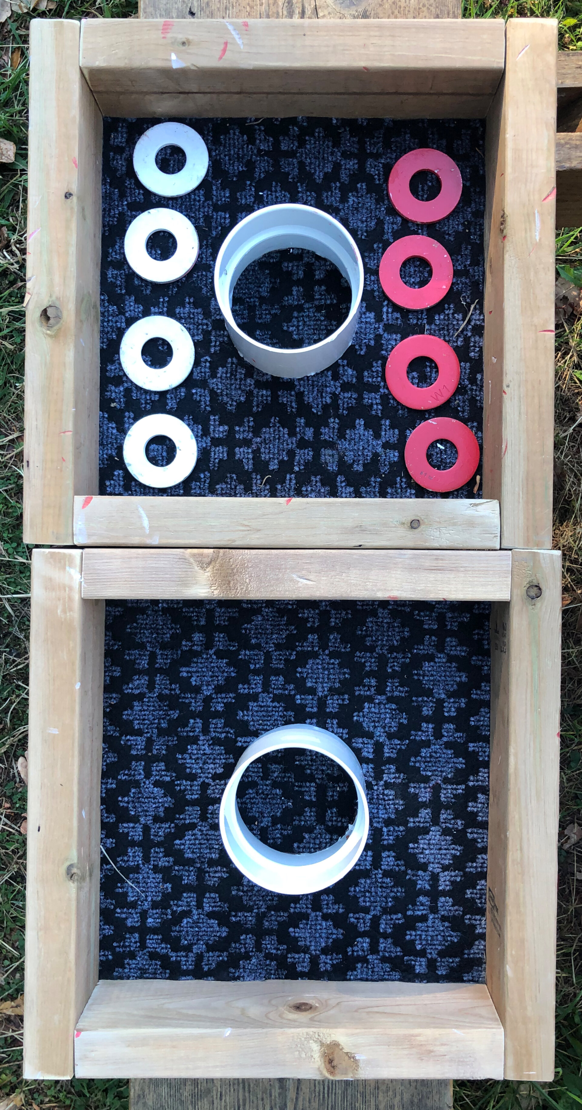  The finished washers game. 