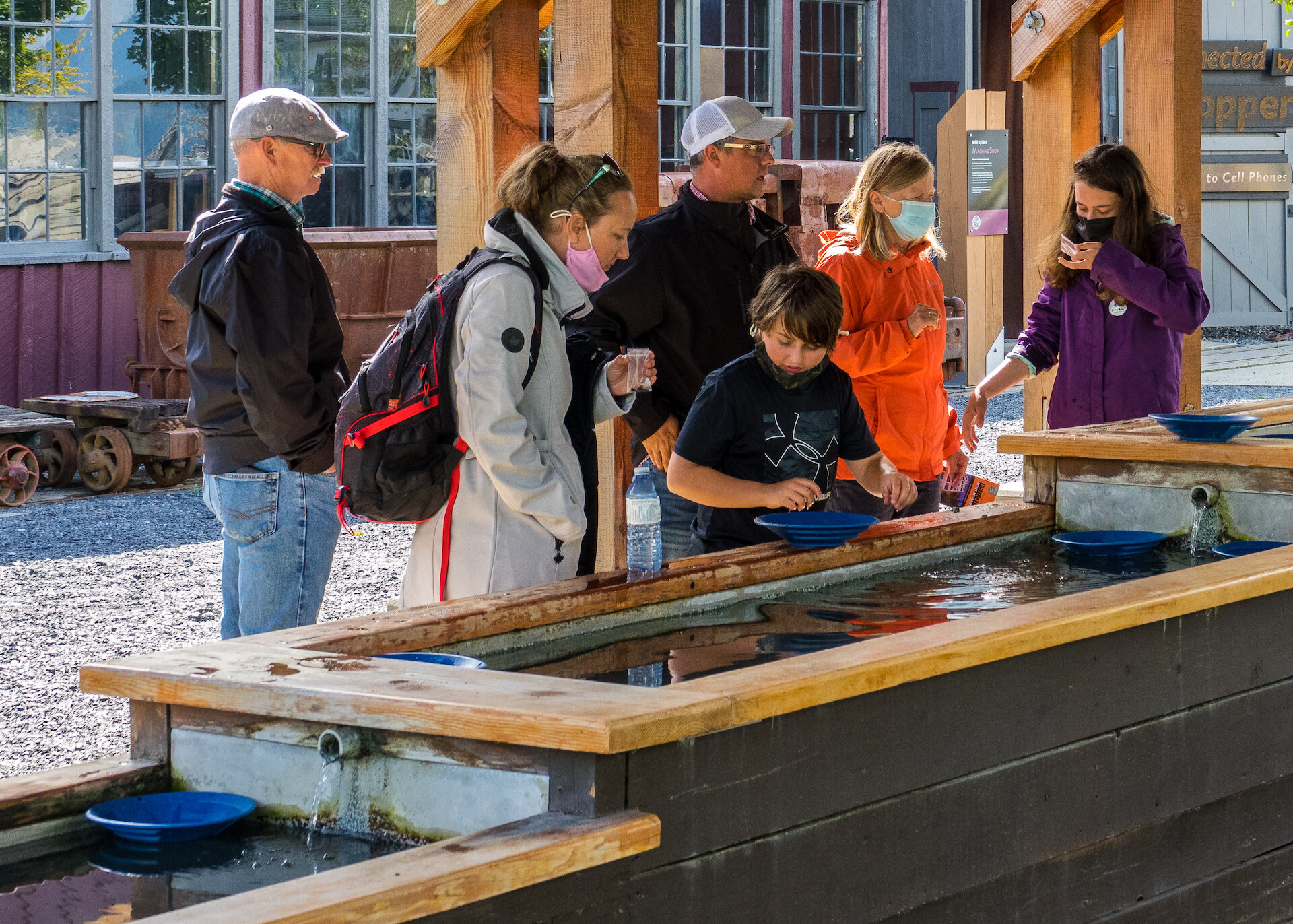 Panning for gold!