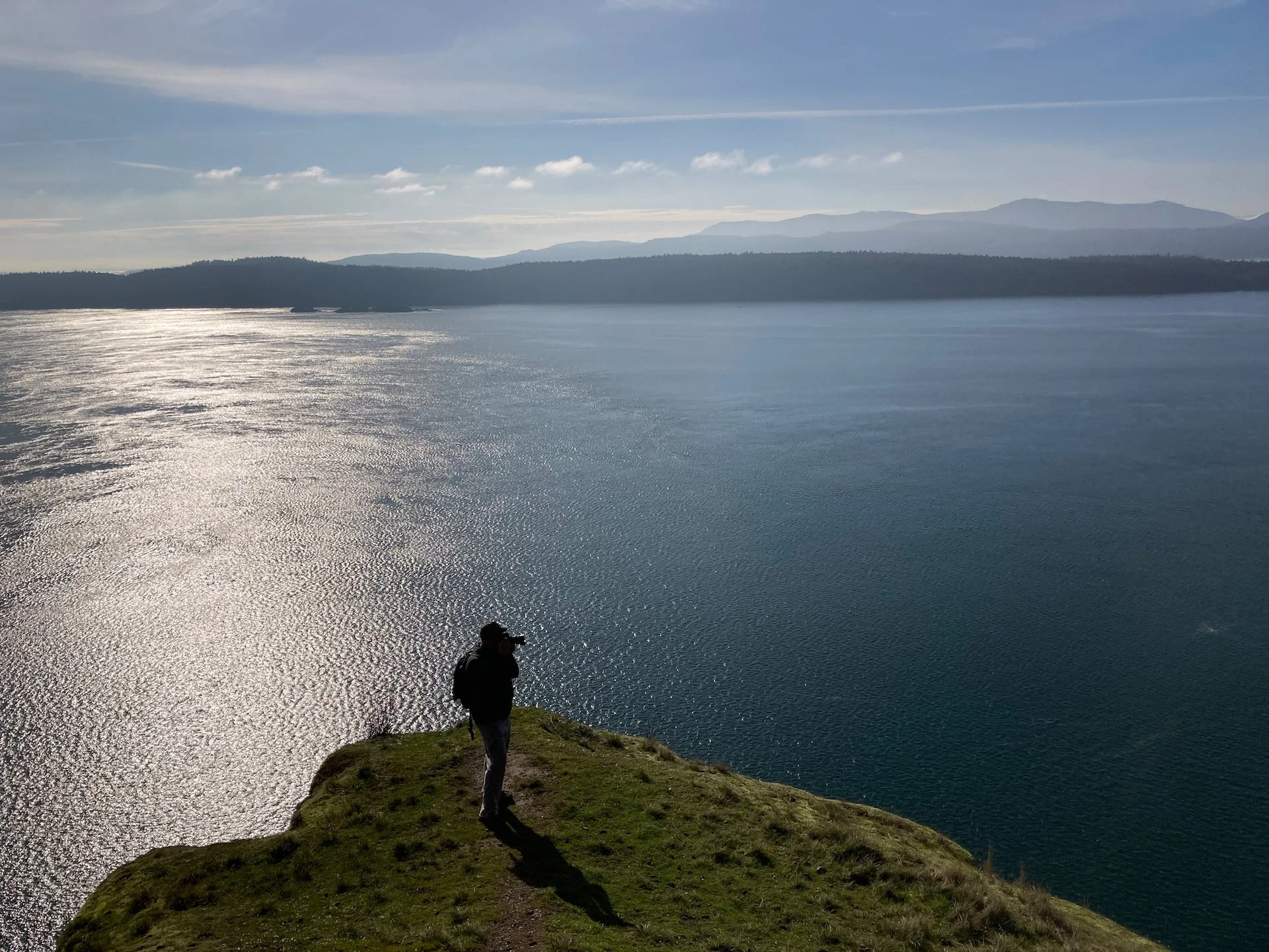  Me standing out on Collinson Point.  