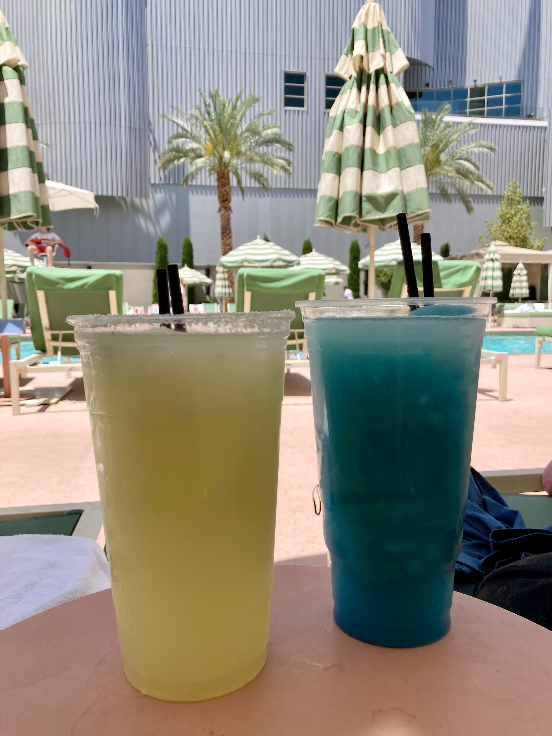  We switched to slushy drinks one day. 32 oz - they were huge (and strong!). 