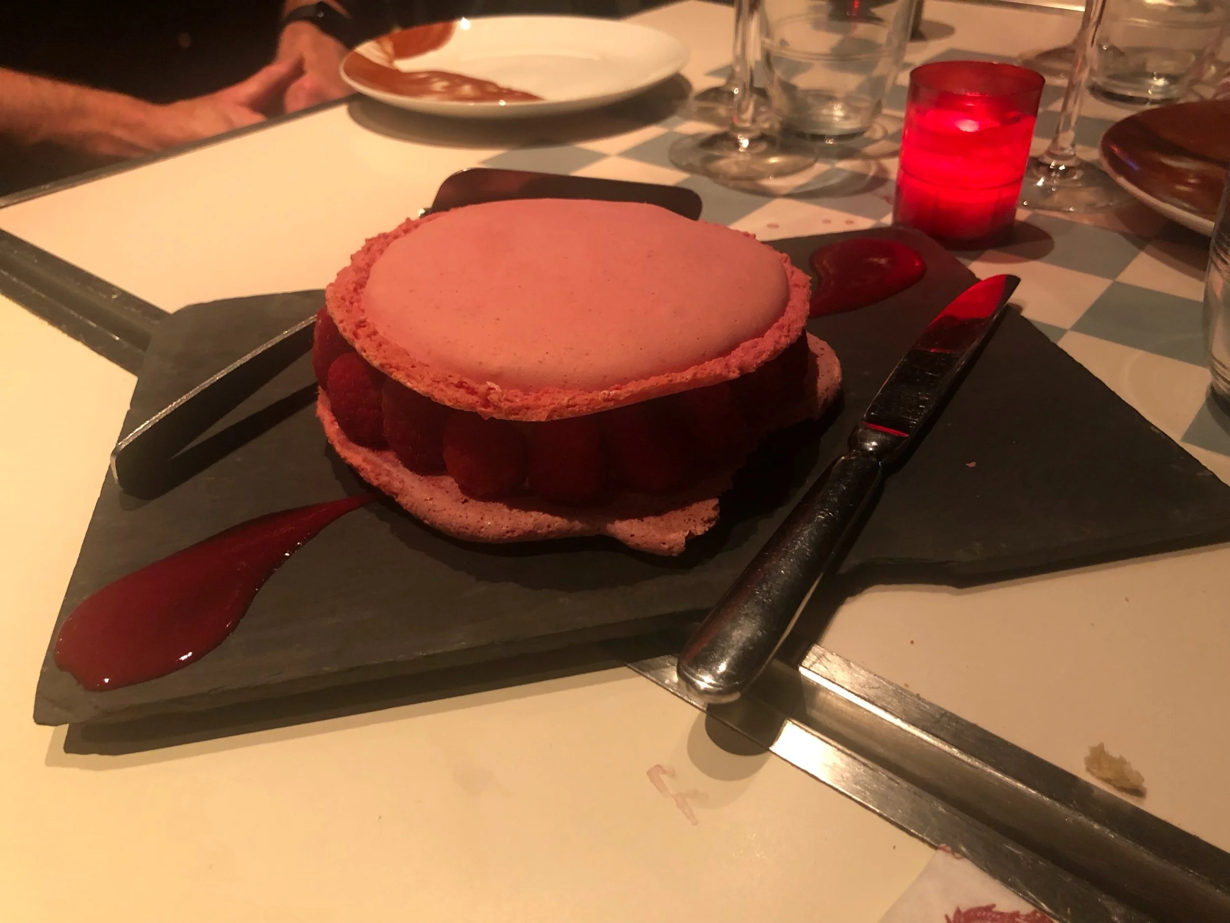  Crazy desert from our first night out. 