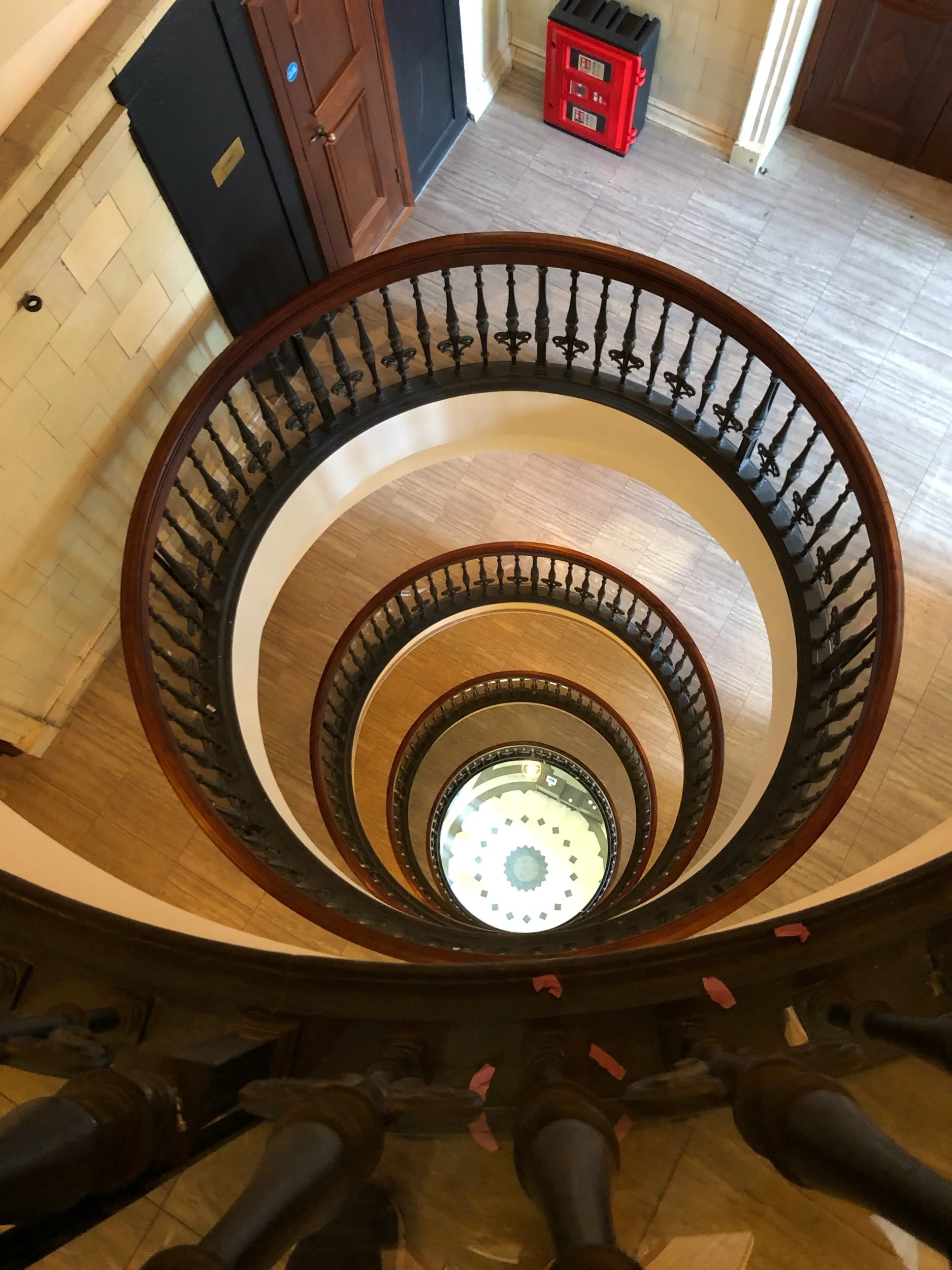  I was on the 5th floor, and in the center of the hotel you could see all the way down to the ground. 