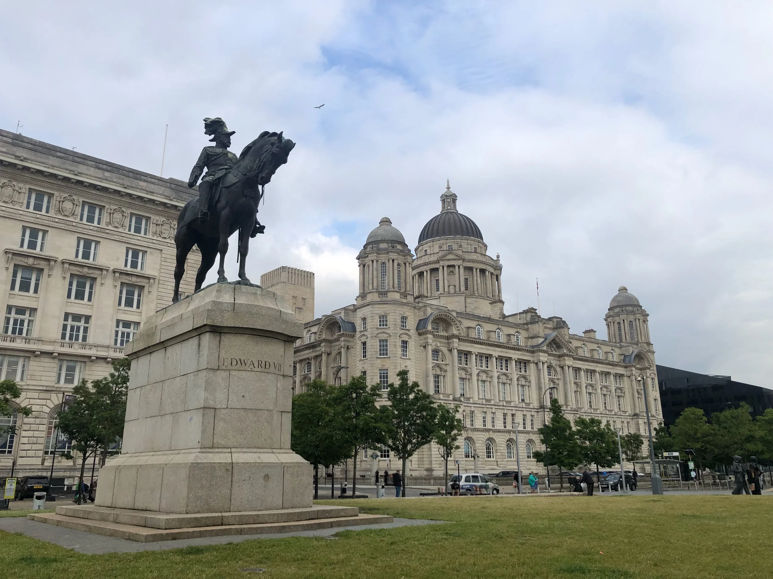  Some of the huge, old buildings along the water front. And statues. There’s always statues. 