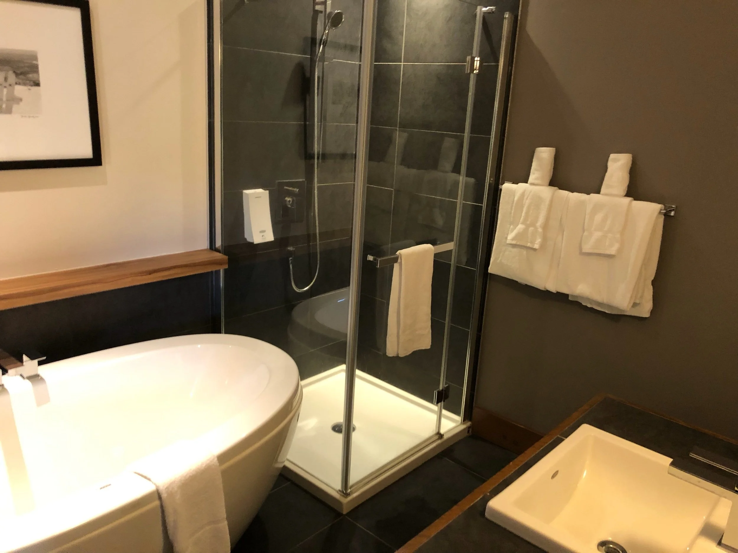 The bathroom was very nice.